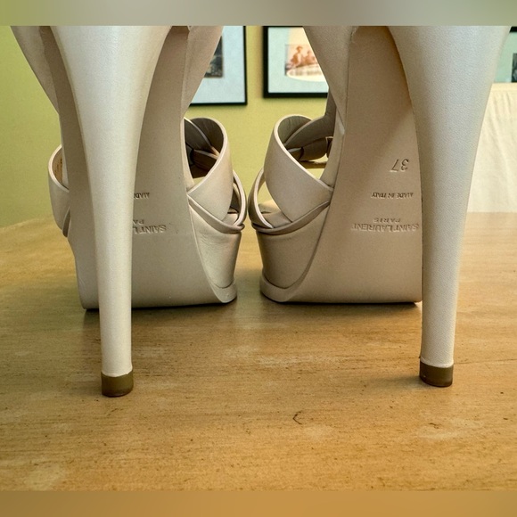 YSL Saint Laurent Tribute Platform Sandal Heel 105 - Picture 12 of 16